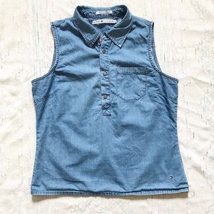 Tommy Hilfiger | Vintage Sleeveless Jean Top Sz 10